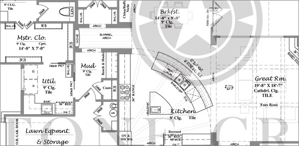 Custom Home Floor Plan plan2818
