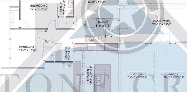 Custom Home Floor Plan plan2487