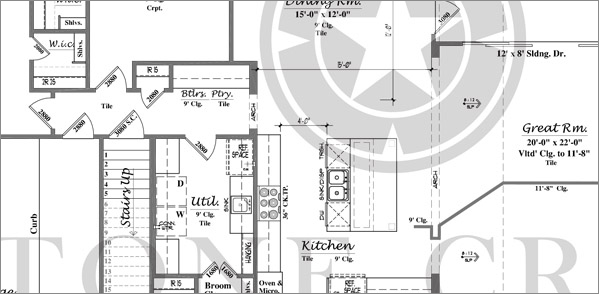 Custom Home Floor Plan plan3044