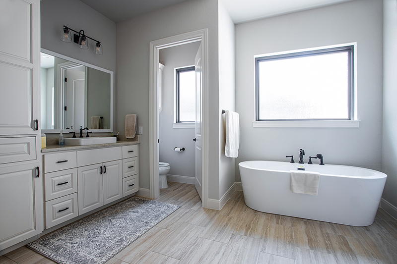 Image of luxury bathroom by Stone Creek Custom Homes