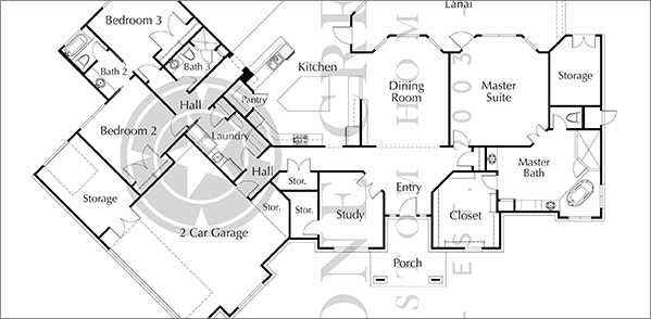 Custom Home Floor Plan PLAN 3298