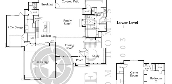 Custom Home Floor Plan PLAN 3515