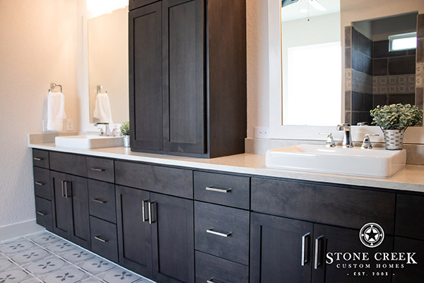 Image of luxury bathroom by Stone Creek Custom Homes