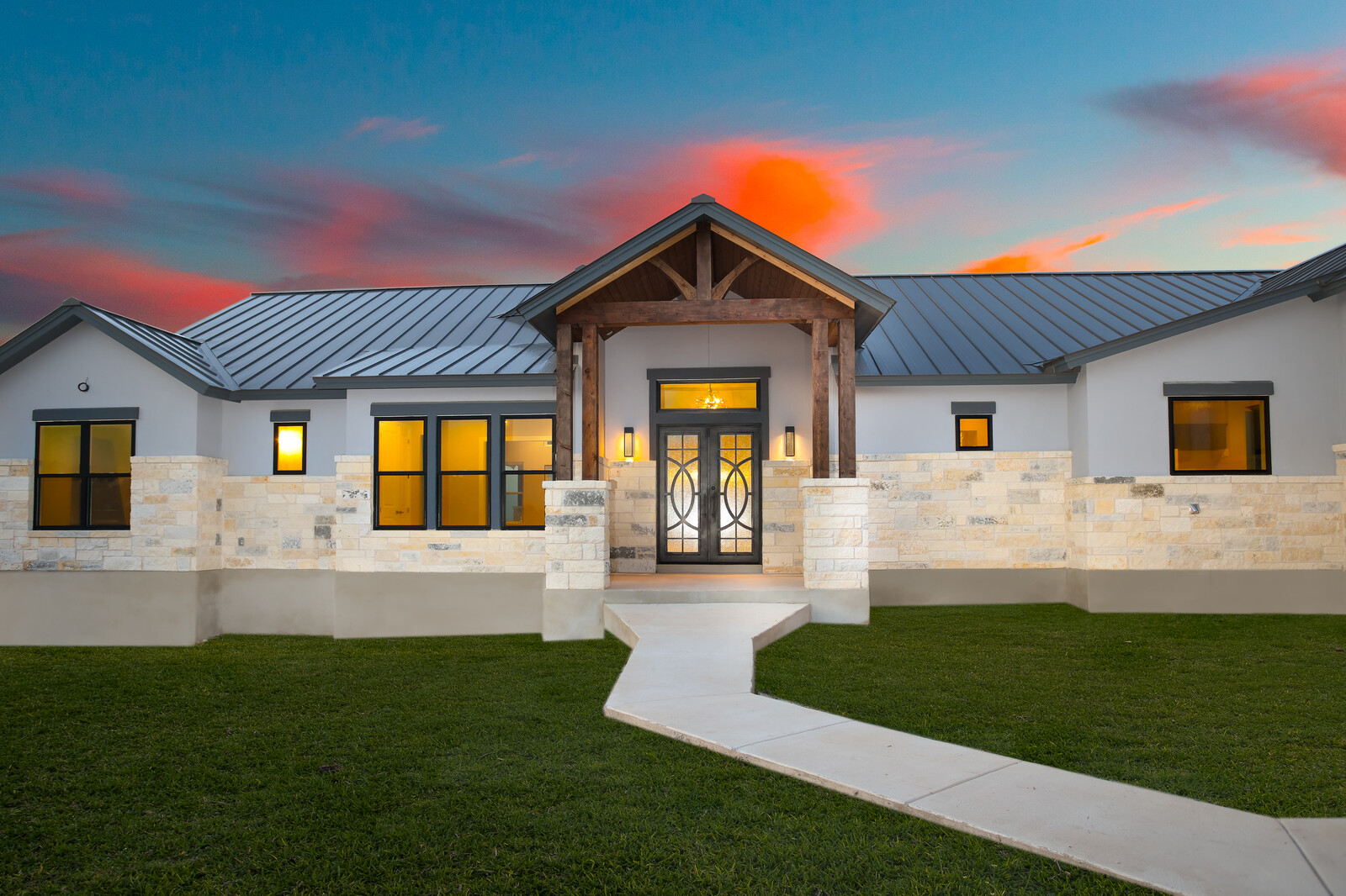 New Custom Home Built by Stone Creek Custom Homes San Antonio