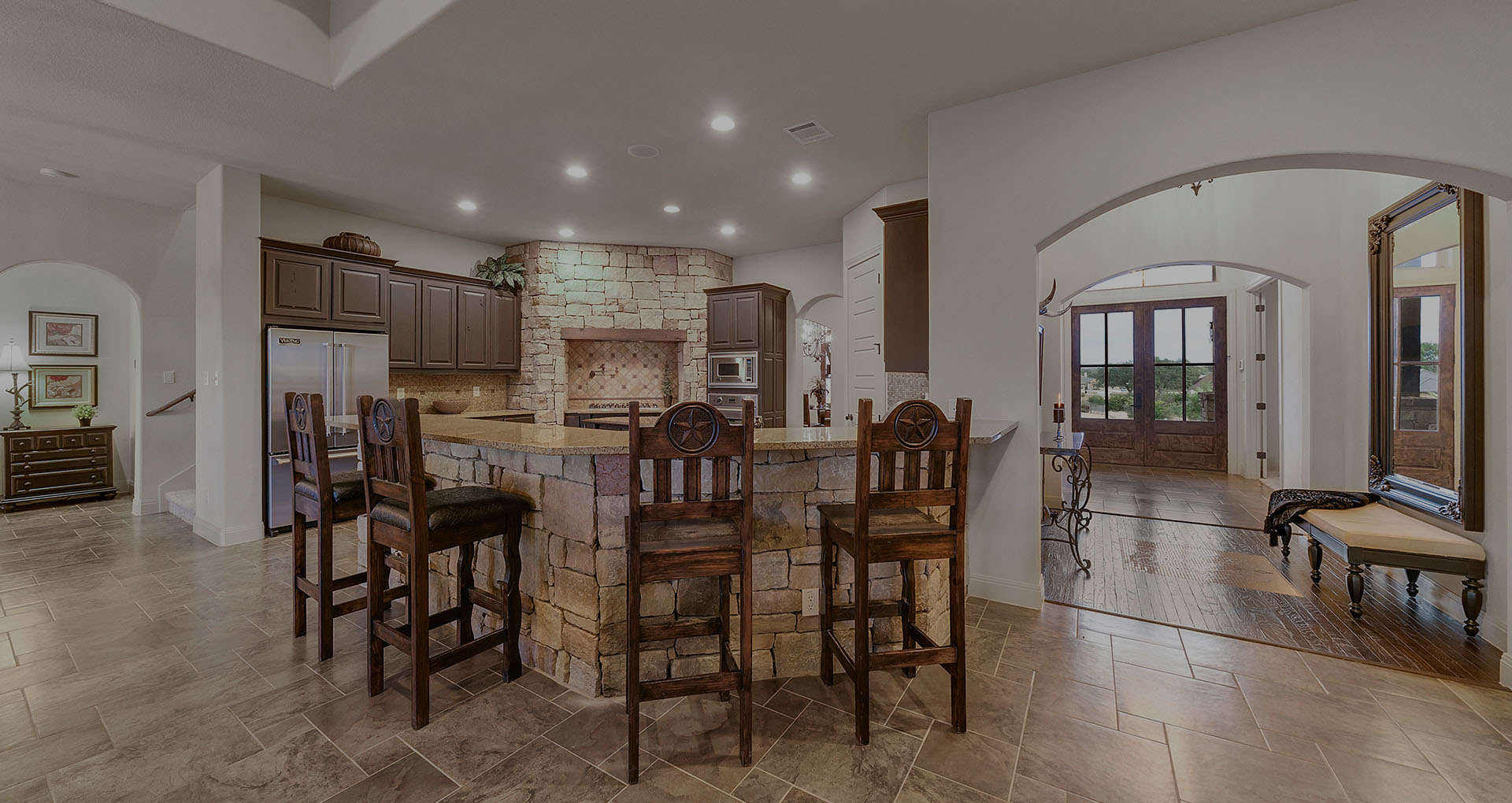 Custom Home Timberwood Park by Stone Creek TX