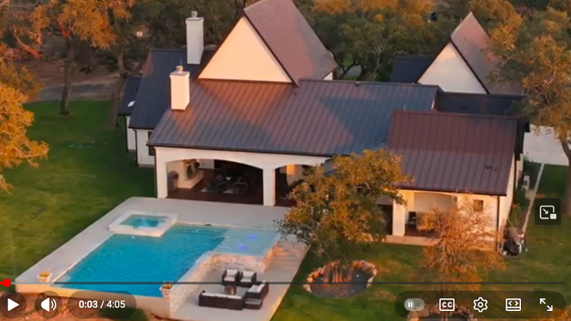 Parade of Homes luxury home in New Braunfels built by Stone Creek Custom Homes - video tour